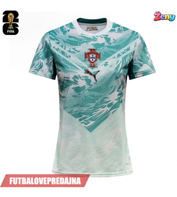 Lacne Ženy Futbalové dres Portugalsko MS 2026 Krátky Rukáv - Preč